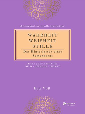 cover image of WAHRHEIT -WEISHEIT--STILLE
